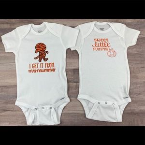 Gerber Onesies custom pressed with Siser Vinyl.
